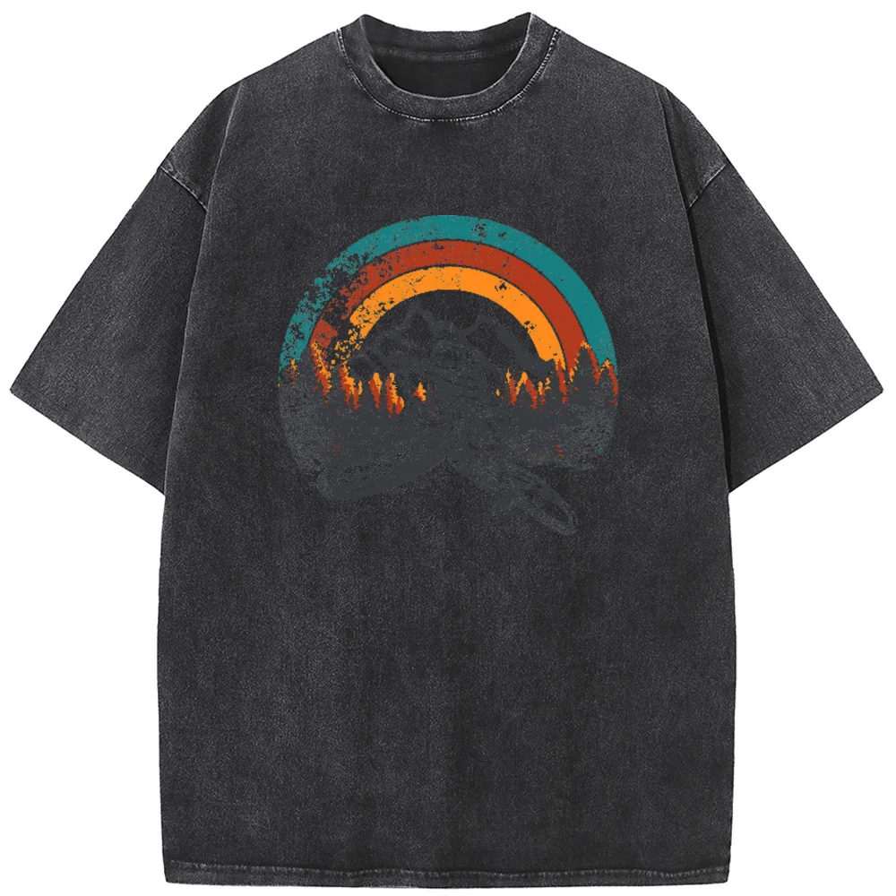 Mountain Riding Printed Men's T-Shirt 230g Cotton O-Neck Washed T-Shirt Novelty Casual Loose Bleach T shirt
Mountain Riding Printed Men's T-Shirt 230g Cotton O-Neck Washed T-Shirt Novelty Casual Loose Bleach T shirt