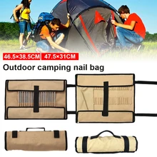 Tent Nail and Hammer Storage Bag Heavy Duty Thickened Tent Accessories Tool Bag for Pegs Stakes Hammer Outdoor Camping Equipment
Tent Nail and Hammer Storage Bag Heavy Duty Thickened Tent Accessories Tool Bag for Pegs Stakes Hammer Outdoor Camping Equipment