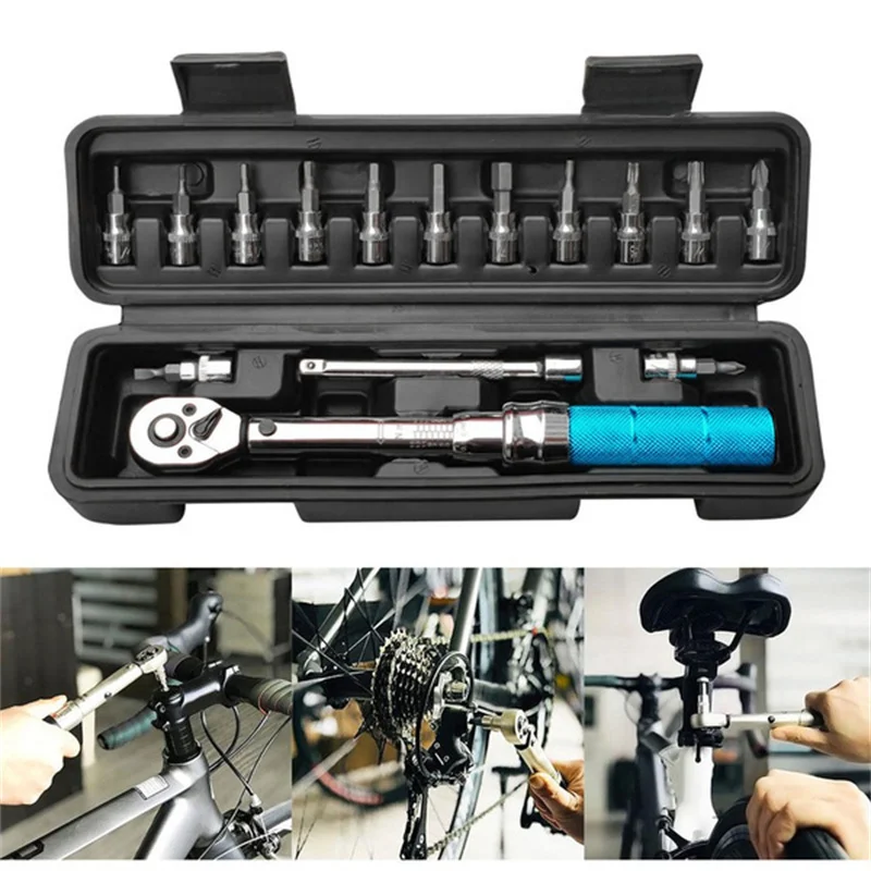 1/4" 2-24Nm Adjustable Ratchet Torque Wrench Set 15/18/25pcs Manual Spanner Kit Car Repair Toolbox
1/4" 2-24Nm Adjustable Ratchet Torque Wrench Set 15/18/25pcs Manual Spanner Kit Car Repair Toolbox