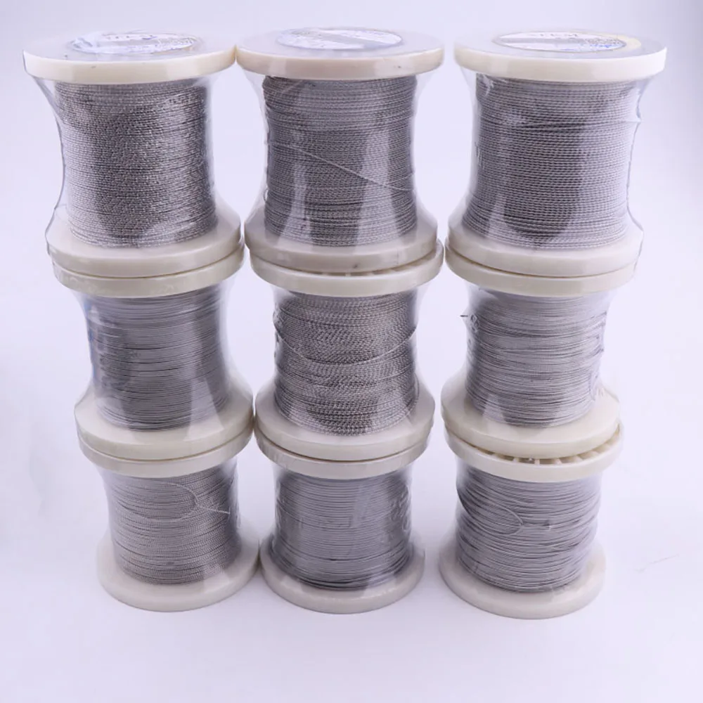 

XFKM SS316L 300Feet(100M)/roll Alien Clapton Tiger hive quad mix twisted Fused Wire heating wire for RDA RBA Rebuildable coils
