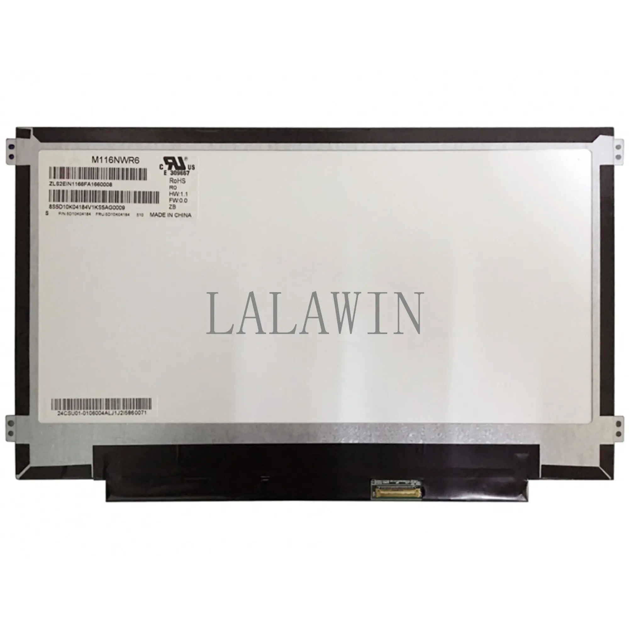

M116NWR6 R0 For Lenovo FRU 5D10K04184 Tested Panel Replacement 11.6" LED LCD Screen 1366x768 WXGA HD eDP 30PINS