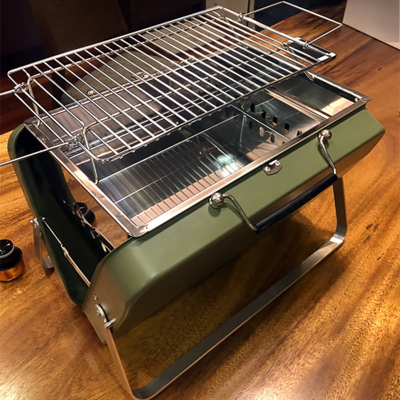 Portable Outdoors Grill for Bbq Folding Charcoal Grill Liftable Barbecue Net Stainless Steel Removable Mini Cooking Brazier
Portable Outdoors Grill for Bbq Folding Charcoal Grill Liftable Barbecue Net Stainless Steel Removable Mini Cooking Brazier