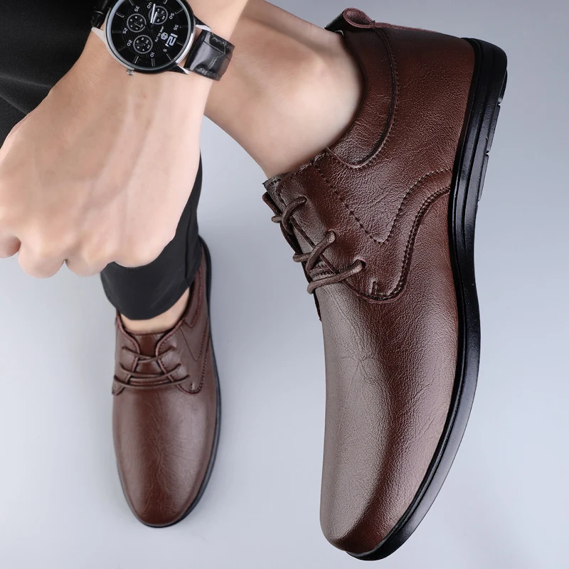 Luxury Brand Designer Men's Lace Up Shoes Genuine Leather Slip on Loafers Mocasines Summer Breathable Driving Shoes Walking Men
Luxury Brand Designer Men's Lace Up Shoes Genuine Leather Slip on Loafers Mocasines Summer Breathable Driving Shoes Walking Men