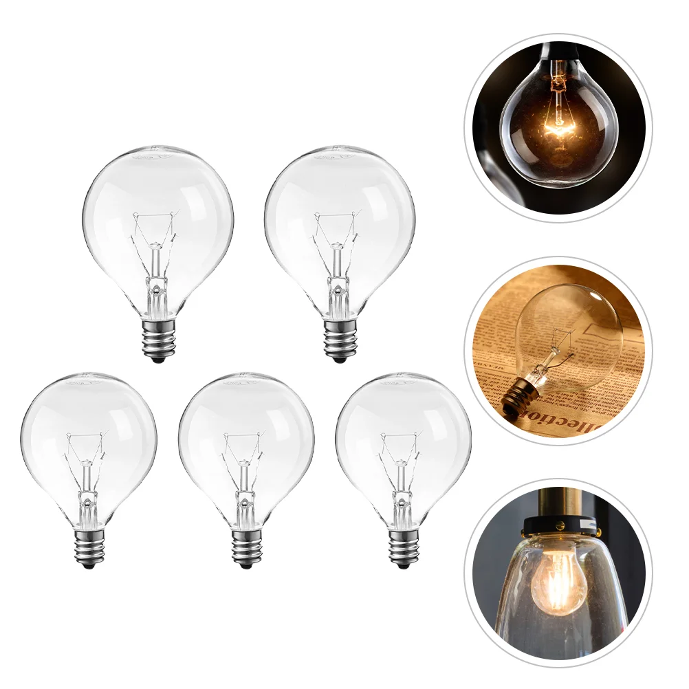 5 Pcs Bulb Bulbs for Wax Diffuser Warmer Replace Easy Installation Glass Light Accessories Replacement
5 Pcs Bulb Bulbs for Wax Diffuser Warmer Replace Easy Installation Glass Light Accessories Replacement