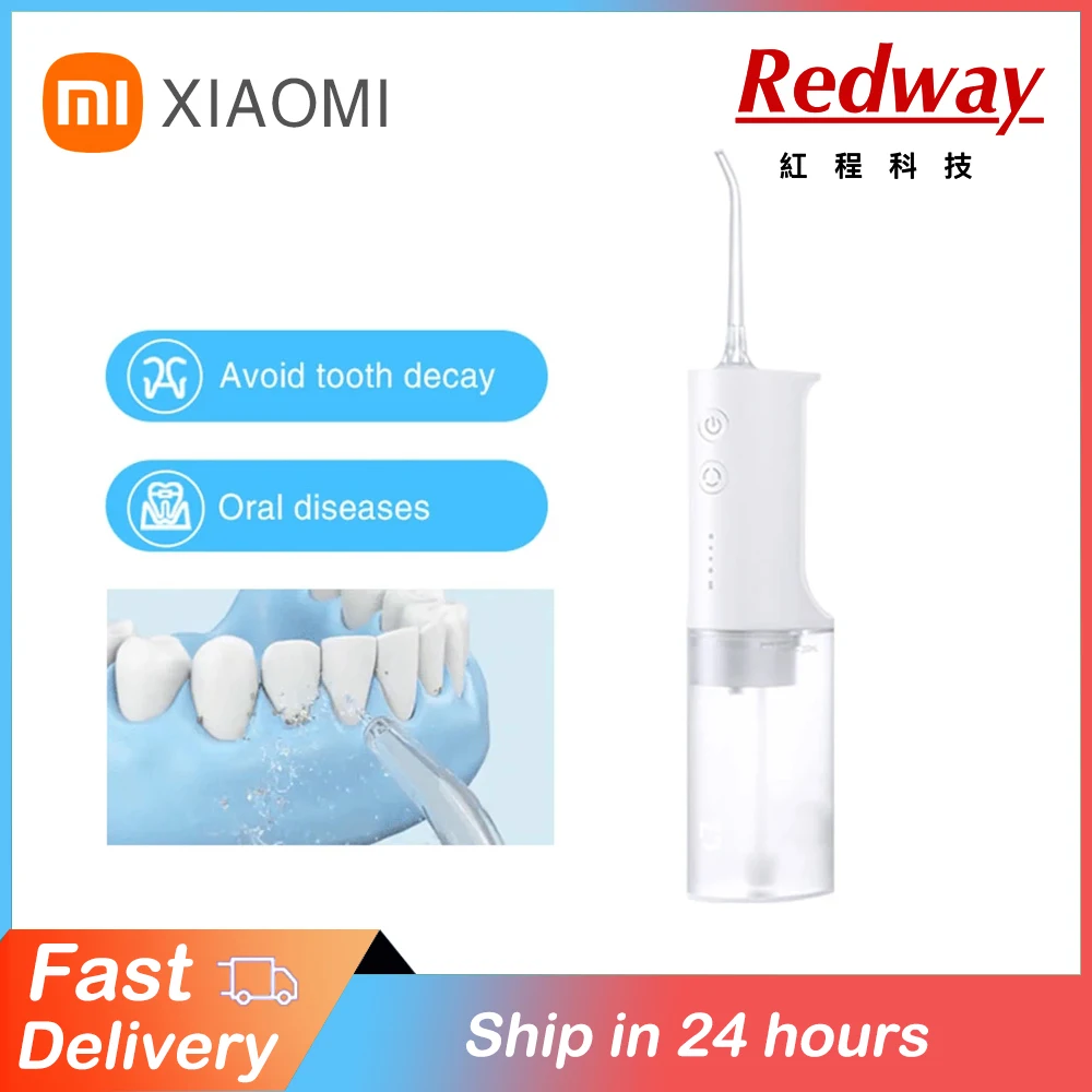 

XIAOMI MIJIA Portable Oral Irrigator Dental Irrigator Teeth Water Flosser bucal tooth Cleaner waterpulse 200ML 1400/min