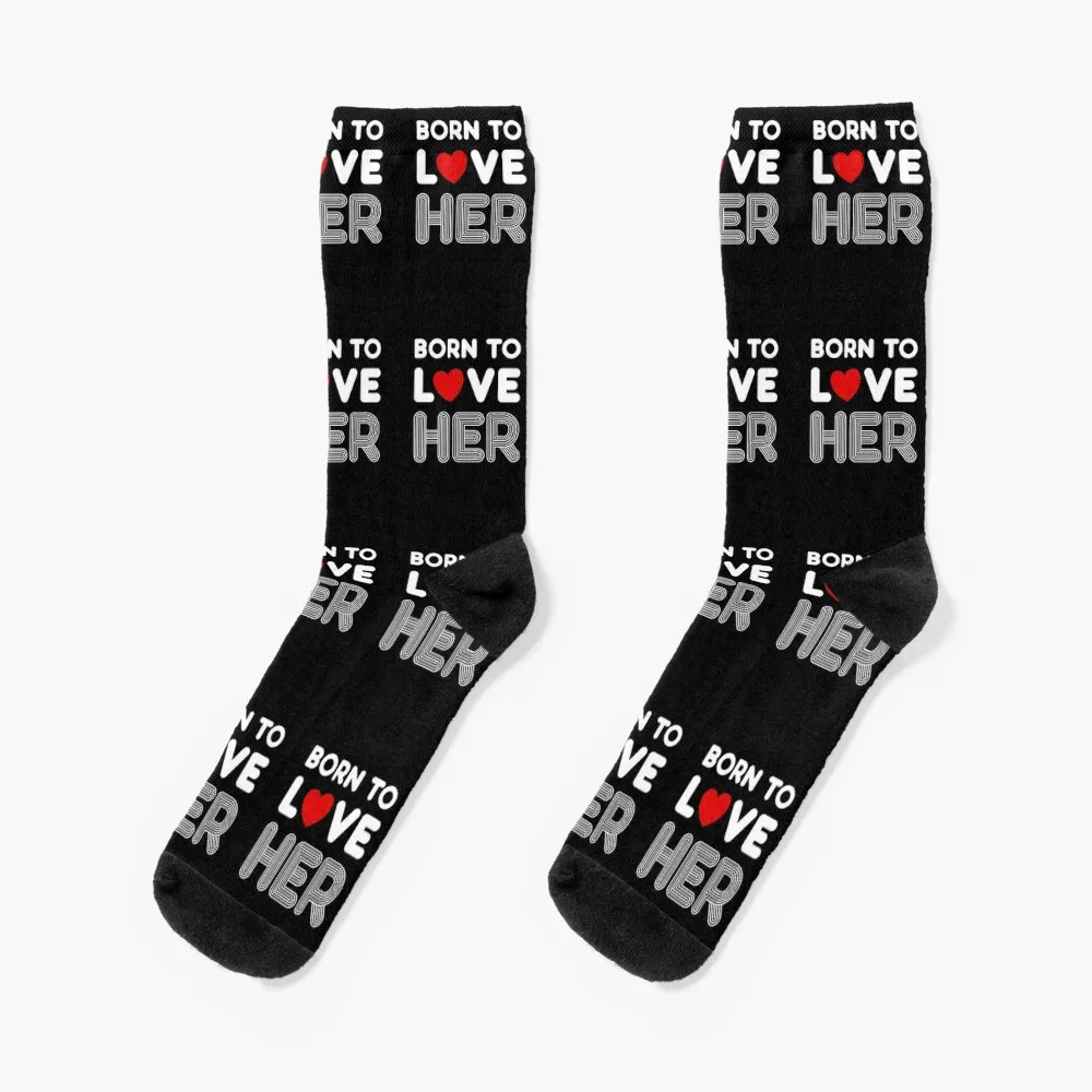 Born To Love Her Matching Couple Love Socks Running socks socks funny golf Children's socks Socks For Women Men's
Born To Love Her Matching Couple Love Socks Running socks socks funny golf Children's socks Socks For Women Men's