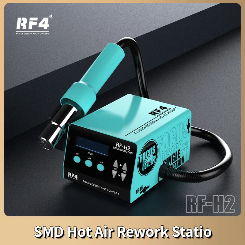 RF4 1000W Fast Desoldering Hot Air Gun Soldering Station Digital Display Intelligent BGA Rework Station To PCB Chip Repair
RF4 1000W Fast Desoldering Hot Air Gun Soldering Station Digital Display Intelligent BGA Rework Station To PCB Chip Repair