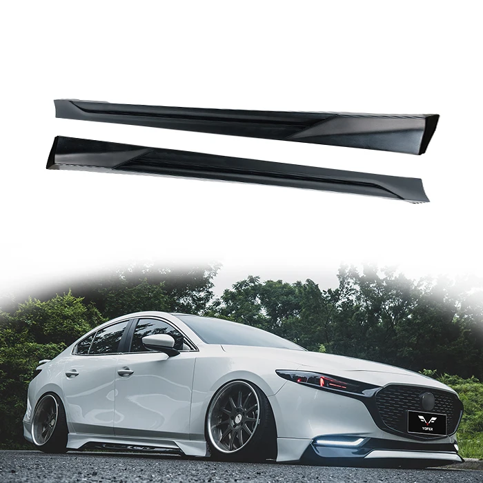 wholesale side skirts aprons splitter auto exterior parts side skirts universal for mazda3
wholesale side skirts aprons splitter auto exterior parts side skirts universal for mazda3