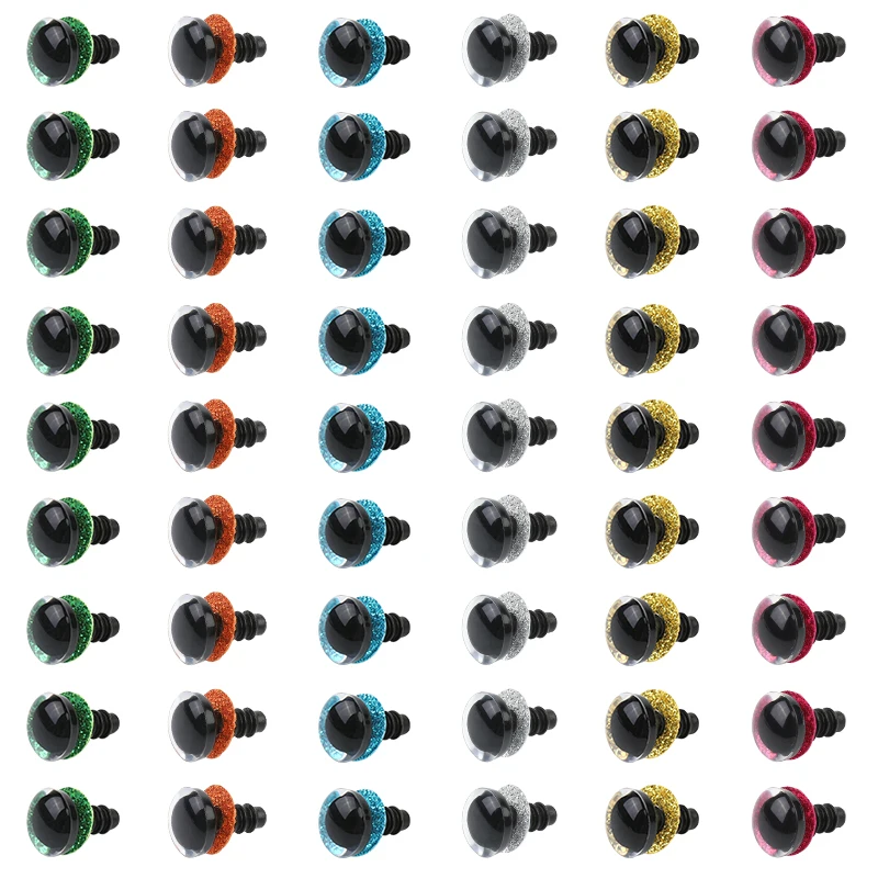 Fenrry 60Pairs 12mm Safety Toy Eyes Glitter Nonwovens with Washers Dolls Eyeballs for Toys Crafts Animals Dolls Making Accessory
Fenrry 60Pairs 12mm Safety Toy Eyes Glitter Nonwovens with Washers Dolls Eyeballs for Toys Crafts Animals Dolls Making Accessory