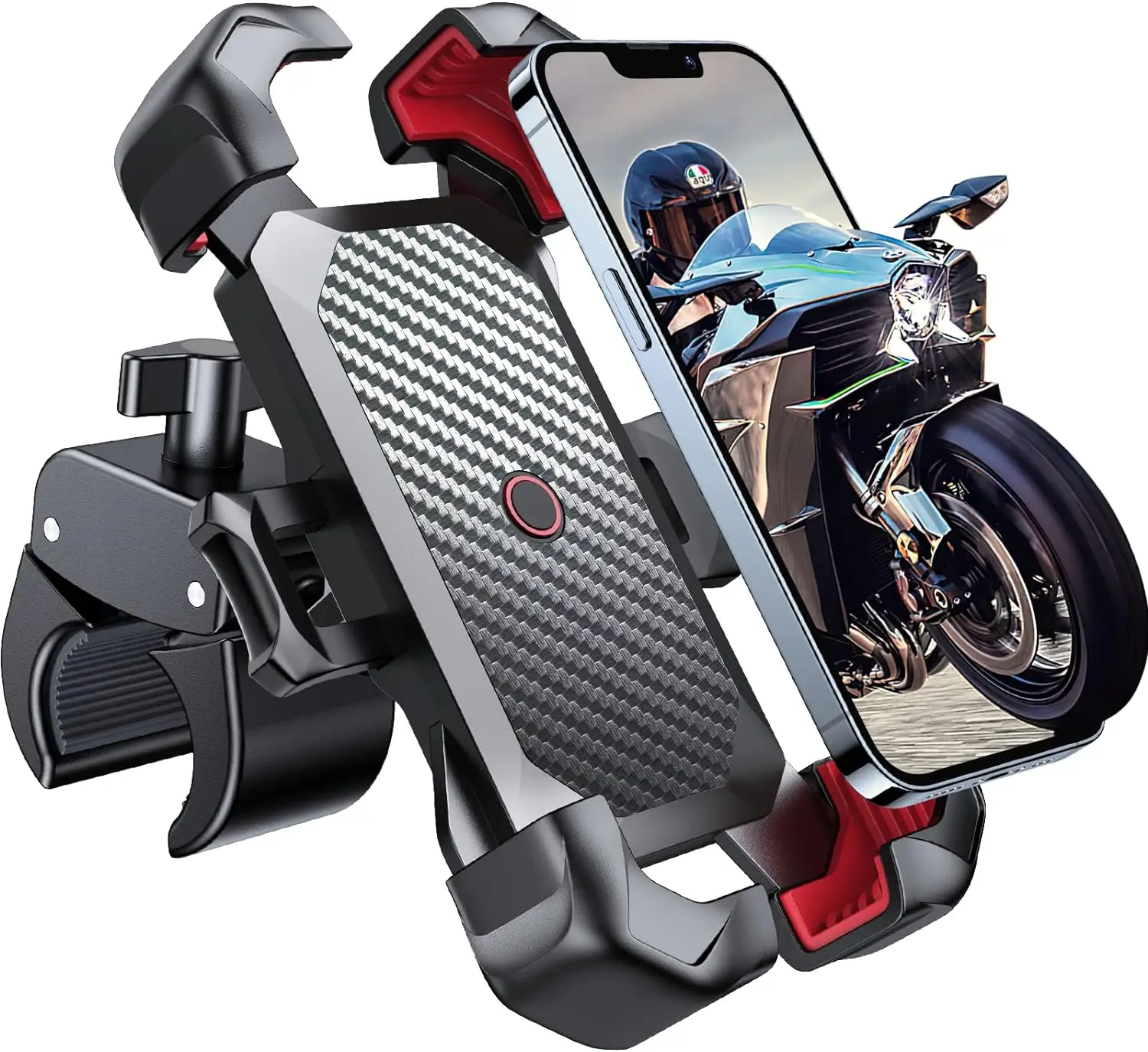 

Motorcycle Wireless Charging Phone Holder Cradle 3.0 Quick Charger GPS Moto Support Cellphone Handlebar Mount for 4-7 inch Phone