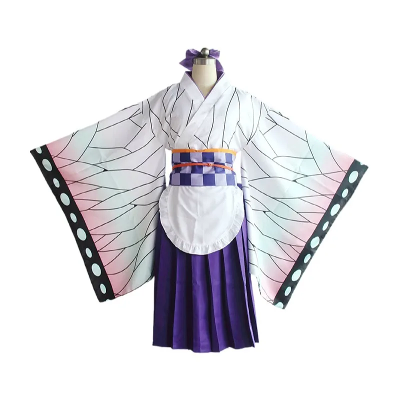 Anime Demon Slayer Kimetsu No Yaiba Cosplay Tsuyuri Kanawo Costume Girl Women Lovely Maid Kimono Cute Pleated Skirt Clothes Wigs
Anime Demon Slayer Kimetsu No Yaiba Cosplay Tsuyuri Kanawo Costume Girl Women Lovely Maid Kimono Cute Pleated Skirt Clothes Wigs