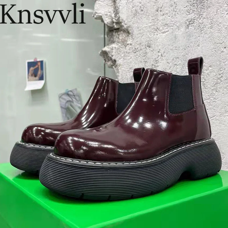 Casual Flat Basic Boots Women Designer Genuine Leather Platform High Top Shoes Lady Round Toe Slip-On Brand Chelsea Boots Woman
Casual Flat Basic Boots Women Designer Genuine Leather Platform High Top Shoes Lady Round Toe Slip-On Brand Chelsea Boots Woman