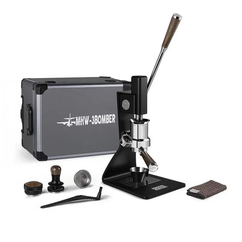 Ручная кофеварка для эспрессо, профессиональная портативная кофеварка с регулируемым давлением, для кемпинга и дома, 58 мм
Ручная кофеварка для эспрессо, профессиональная портативная кофеварка с регулируемым давлением, для кемпинга и дома, 58 мм