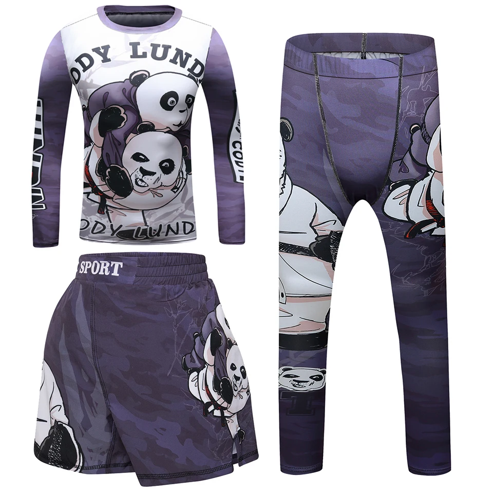 MMA Boxing Jerseys BJJ Rashguard For Kids Baby Boy MMA Compression T-shirt Sport Set Jiu Jusit Tops Trousers Children MMA Shorts
MMA Boxing Jerseys BJJ Rashguard For Kids Baby Boy MMA Compression T-shirt Sport Set Jiu Jusit Tops Trousers Children MMA Shorts