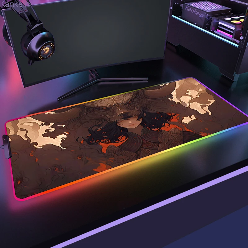 RGB Animal Wolf Girl Large XL Mouse Pad Gaming Accessories Retro Computer Keyboard Table Desk Mat Notebook Laptop Gamer Mousepad
RGB Animal Wolf Girl Large XL Mouse Pad Gaming Accessories Retro Computer Keyboard Table Desk Mat Notebook Laptop Gamer Mousepad