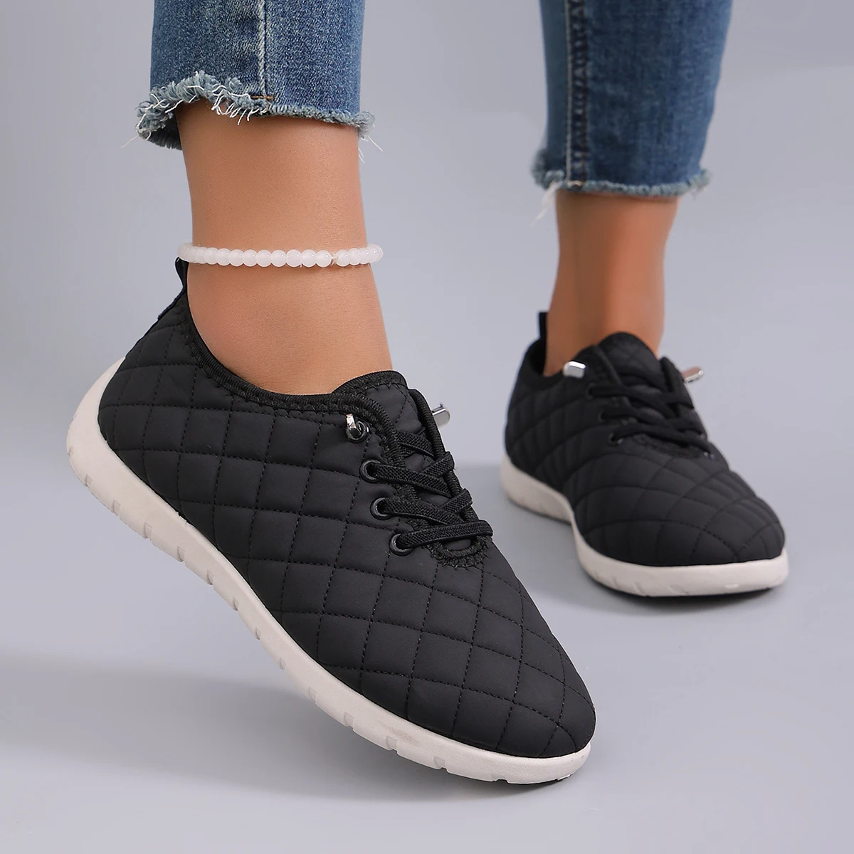 أحذية رياضية نسائية جديدة للربيع، عصرية، قابلة للتنفس، خفيفة الوزن، مضادة للانزلاق، مقاومة للتآكل، أحذية رياضية كاجوال، أحذية مسطحة أحذية رياضية نسائية جديدة للربيع، عصرية، قابلة للتنفس، خفيفة الوزن، مضادة للانزلاق، مقاومة للتآكل، أحذية رياضية كاجوال، أحذية مسطحة