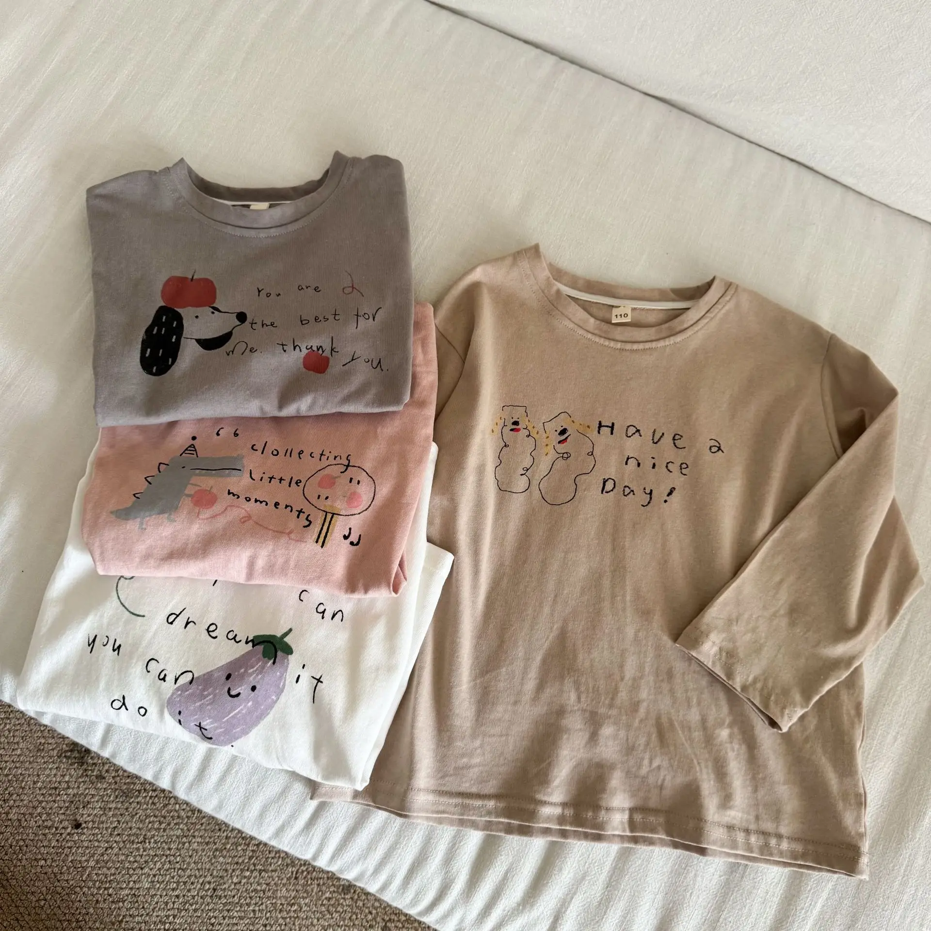 2025 Autumn New Children Long Sleeve T Shirts Cartoon Print Girls Bottoming Shirts Baby Boys Cotton Casual Tops Kids Clothes 7 Sbea437c7ff1e426eb79f1b8a63273709X