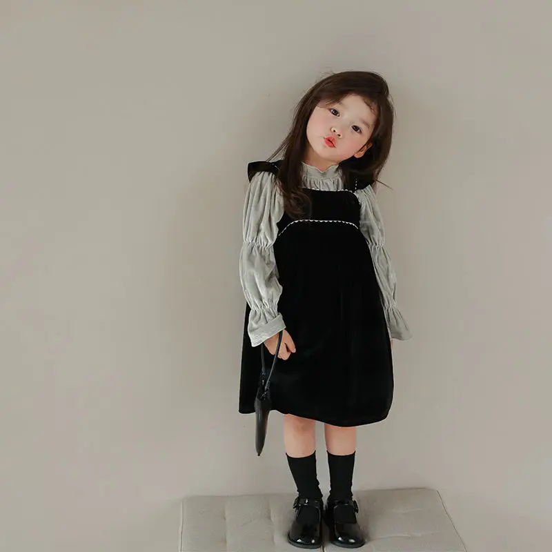 Girls Clothes Suit Baby Autumn Dress 2023 New Fashion Style Female Childrens Suspender Base Skirt Girls Casual Two-piece Set
Girls Clothes Suit Baby Autumn Dress 2023 New Fashion Style Female Childrens Suspender Base Skirt Girls Casual Two-piece Set