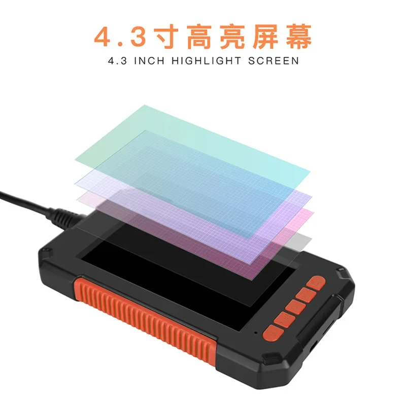 High definition pipeline camera with screen, 8mm lens, automotive maintenance inspection instrument, visual industrial endoscope
High definition pipeline camera with screen, 8mm lens, automotive maintenance inspection instrument, visual industrial endoscope