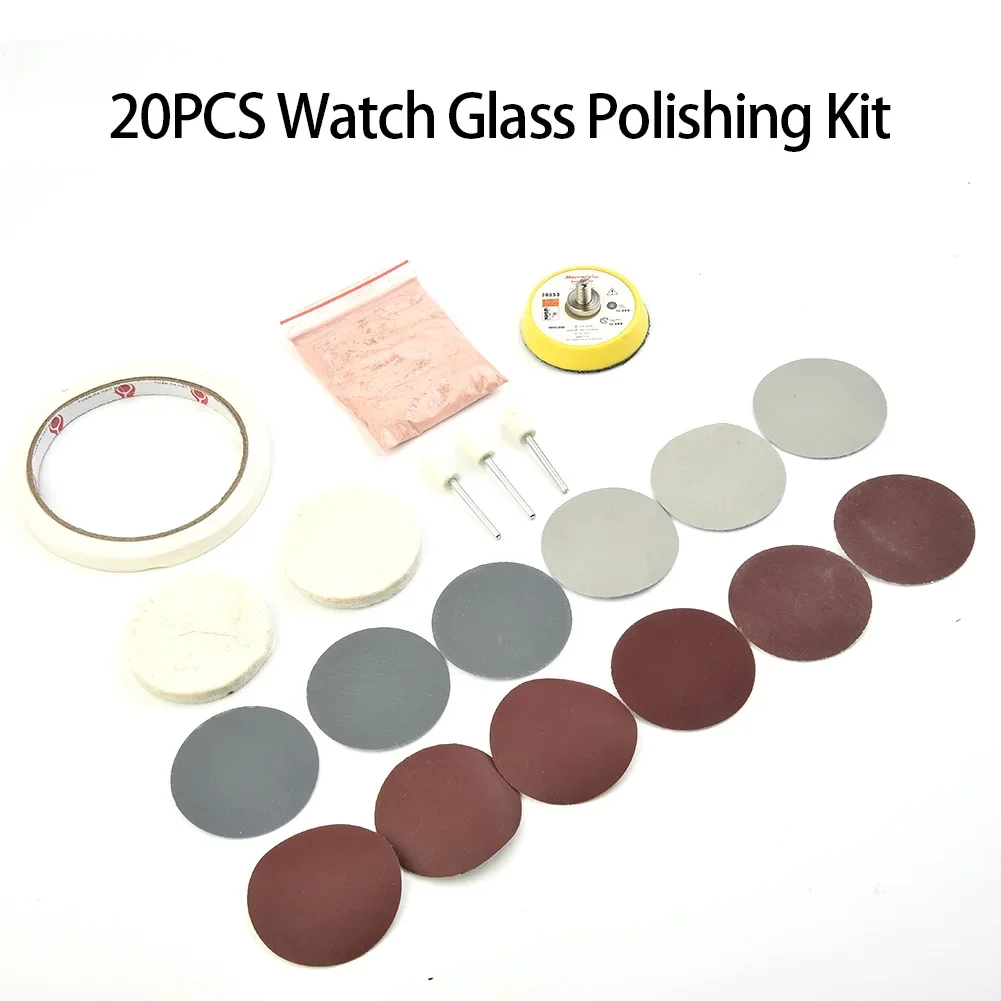 Grits Polishing Pad Masking Tape Powder Kit Set 20pcs Set Watch Cleaning Removal Tools 47mm*12mm Sanding Paper
Grits Polishing Pad Masking Tape Powder Kit Set 20pcs Set Watch Cleaning Removal Tools 47mm*12mm Sanding Paper