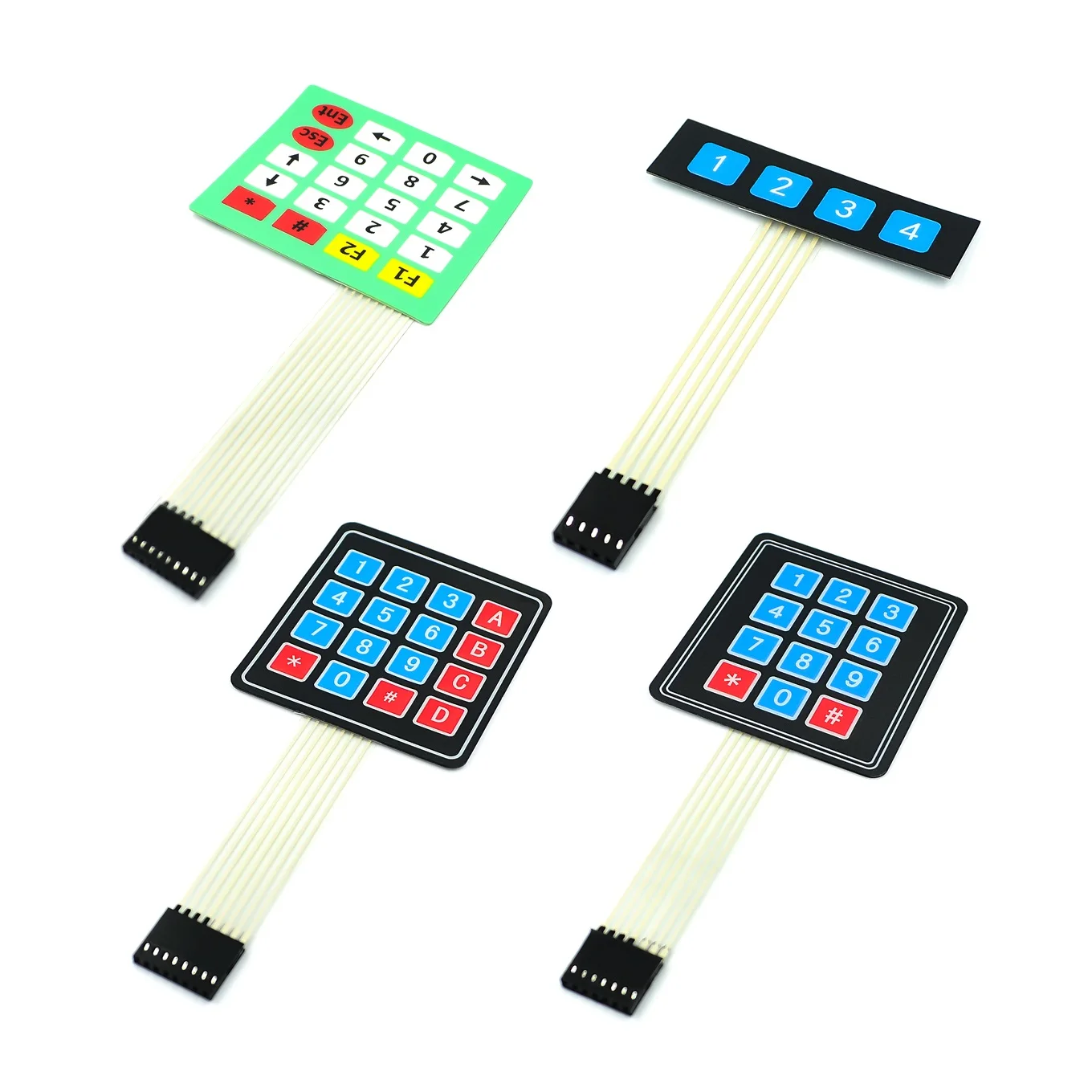 

1*4 3*4 4*4 4*5 Matrix Array/Matrix Keyboard 16 Key Membrane Switch Keypad For Arduino 1x4 3x4 4x4 4x5