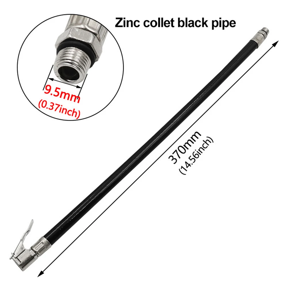 370mm Air Compressors Inflators Auto Tire Fast Inflator Self-locking Black Tube Hose Adapter Car Air Rubber Hose Lock On Clip
370mm Air Compressors Inflators Auto Tire Fast Inflator Self-locking Black Tube Hose Adapter Car Air Rubber Hose Lock On Clip