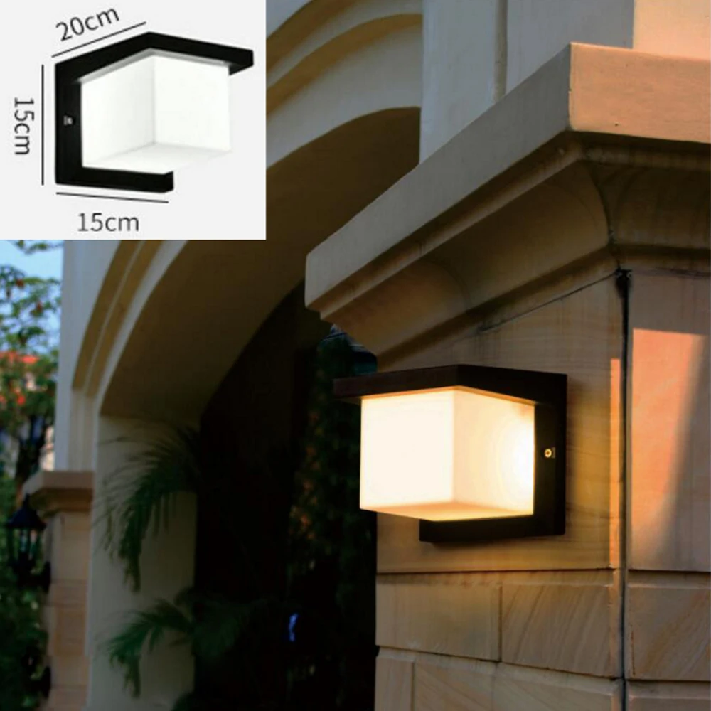 

LED Wall Light AC85-265V 8W 12W 18W Indoor Outdoor Waterproof Modern Wall Lamp LED Lights for Porch Garden Courtyard New