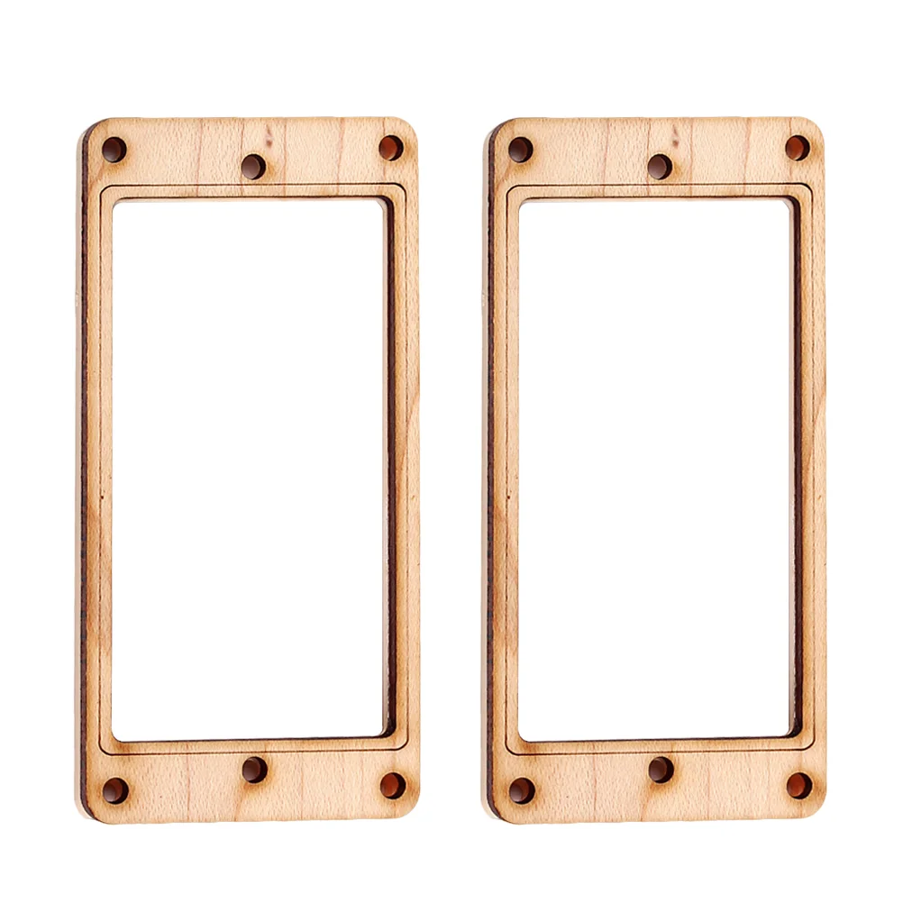 Pickup Frame Plastic Maple Wood Double Coil Slanted Pickup Frame Humbucker Frame Mounting Ring for Guitar Bass
Pickup Frame Plastic Maple Wood Double Coil Slanted Pickup Frame Humbucker Frame Mounting Ring for Guitar Bass