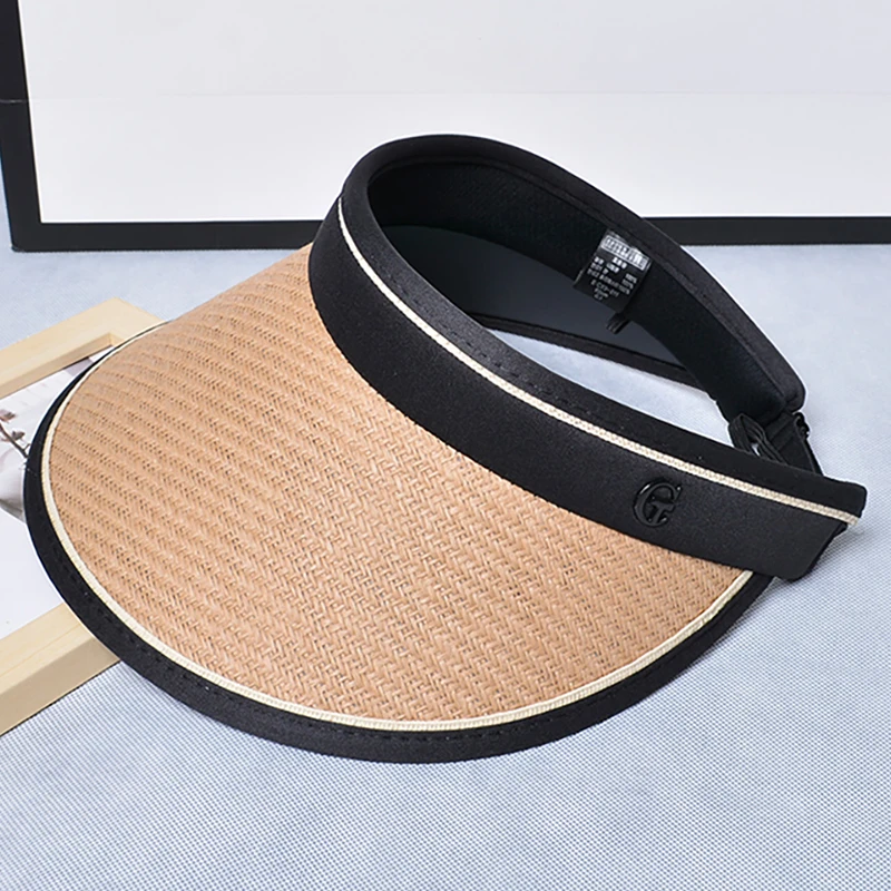Summer Empty Top Suncap Portable Adjustable Hood Beach Hat Wide Brim Women Sun Hat Fashion Casual Straw Cap Visors
Summer Empty Top Suncap Portable Adjustable Hood Beach Hat Wide Brim Women Sun Hat Fashion Casual Straw Cap Visors