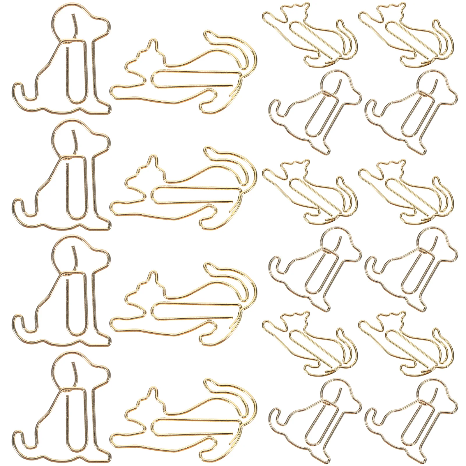 

Animal Paper Clip Animal Bookmark Metal Clips Portable Paperclips Shape Adorable Puppy Love Fixing