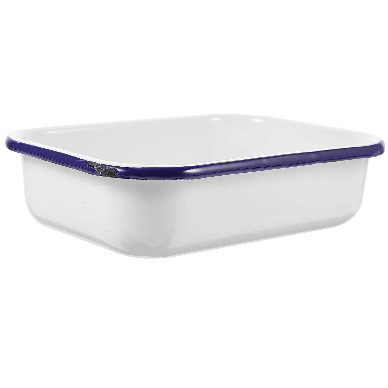 Enamel Baking Pan Enamelware Roasting Pan Oblong Cake Pan Enameled Steel Baking Dish Lasagna Pan Rectangular Serving Tray
Enamel Baking Pan Enamelware Roasting Pan Oblong Cake Pan Enameled Steel Baking Dish Lasagna Pan Rectangular Serving Tray