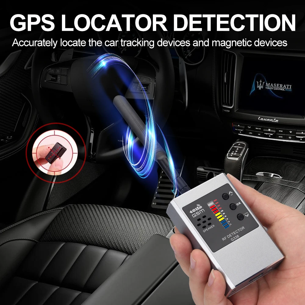 Wireless Camera Detects G338W Professional Radio Frequency Detection Device GSM GPS RF Signal Detector Anti Wiretapping
Wireless Camera Detects G338W Professional Radio Frequency Detection Device GSM GPS RF Signal Detector Anti Wiretapping