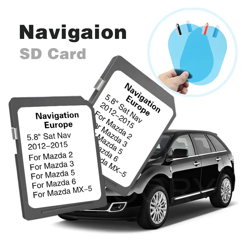 

SD Card Navi Europe UK Maps GPS 2023/2024 AVN1 units Navigation for Mazda 2/3/5/6/MX-5 Car NVA-SD8110EU Free Shipping