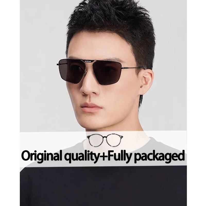 

2024 Men glasses Luxury Brand Pilot Alloy High Quality Women Glasses Summer Outdoor R Uv400 Classic Design Bb0246s