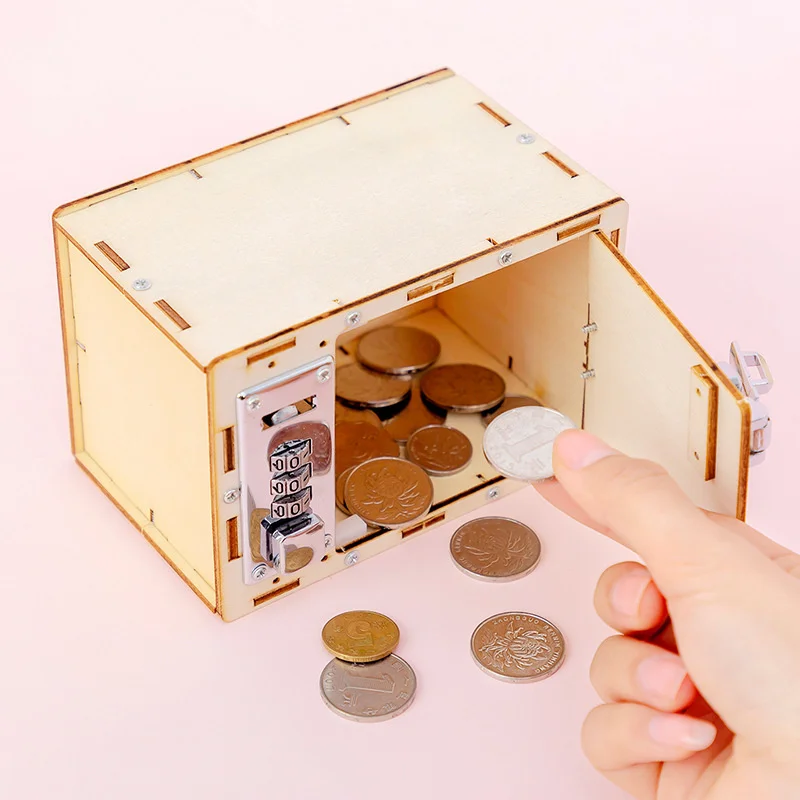 Safe Box Wooden Jigsaw Puzzle DIY Mechanical Password Box Puzzle Children's Handmade Wooden Toys Safes
Safe Box Wooden Jigsaw Puzzle DIY Mechanical Password Box Puzzle Children's Handmade Wooden Toys Safes