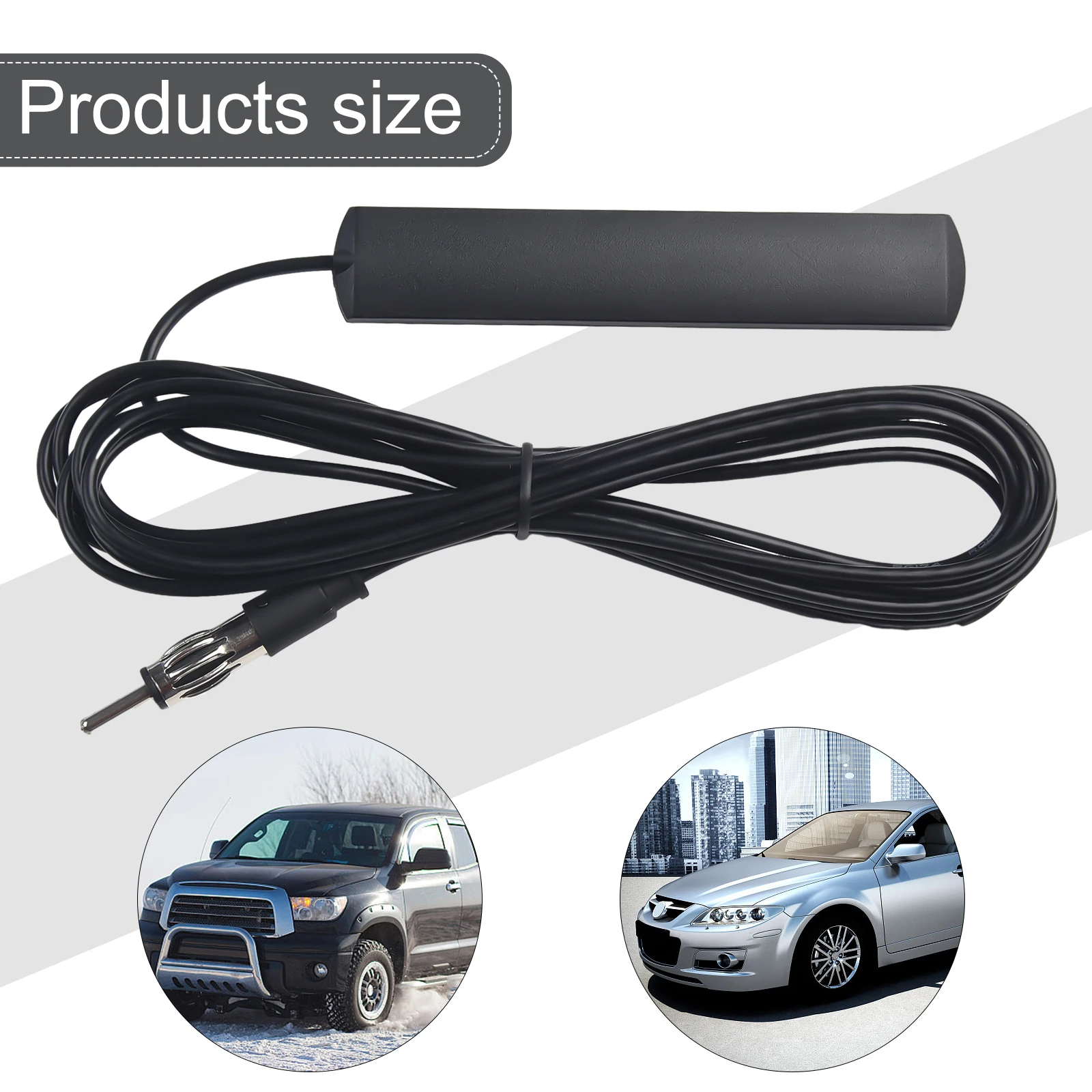 

1KIT DURABLE Car Radio Stereo Antenna AM FM Praktisch Replacement Universal 100% Brand New Windshield Part 12V