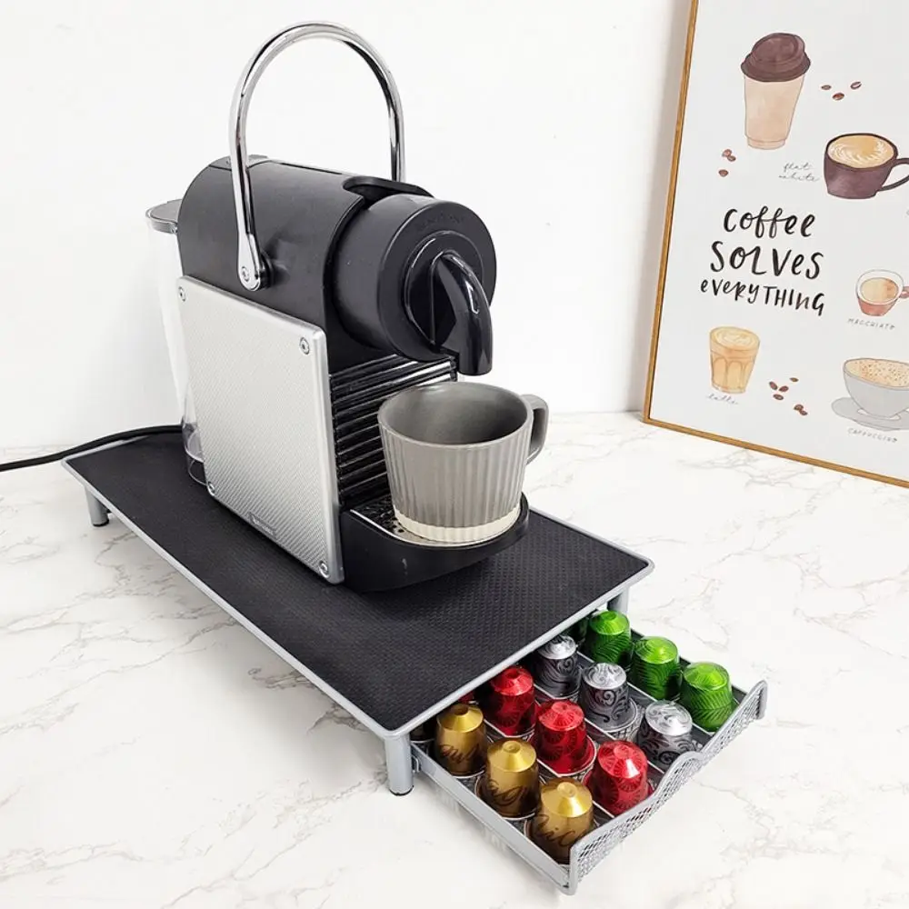 Anti-Slip Coffee Pod Storage Rack 40 Pods Capacity Drawer Design Coffee Pods Holder Sturdy Durable Capsules Organizer Kitchen
Anti-Slip Coffee Pod Storage Rack 40 Pods Capacity Drawer Design Coffee Pods Holder Sturdy Durable Capsules Organizer Kitchen