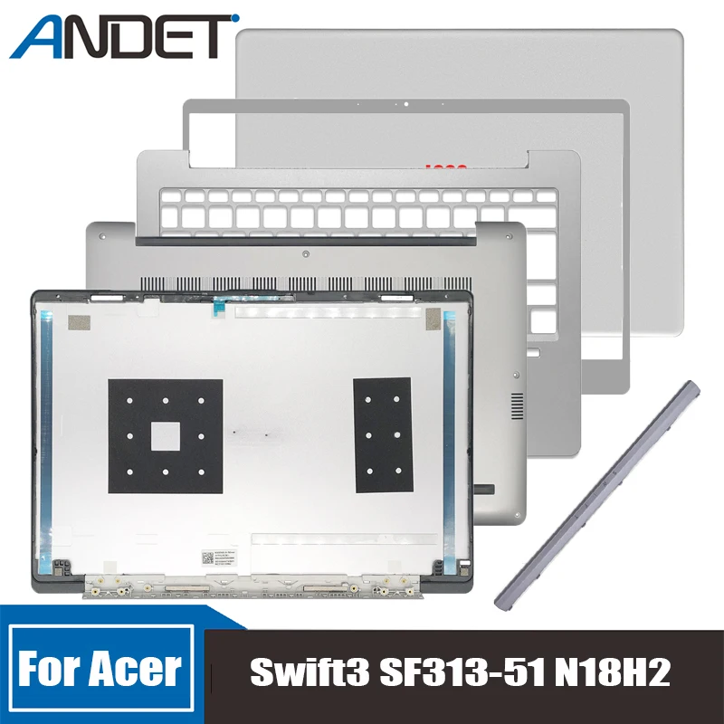 Новинка, верхняя крышка экрана ноутбука Acer Swift3 SF313-51 N18H2, задняя крышка ЖК-дисплея, рамка для клавиатуры, подставка для рук, Нижняя крышка
Новинка, верхняя крышка экрана ноутбука Acer Swift3 SF313-51 N18H2, задняя крышка ЖК-дисплея, рамка для клавиатуры, подставка для рук, Нижняя крышка