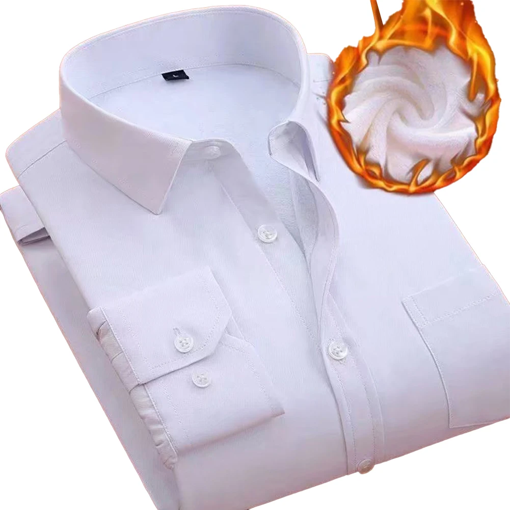 Plush Lining Men Wedding Formal Shirt Long Sleeve Relaxed Dress Shirt for Business Button Down Shirt for Weddings and Parties
Plush Lining Men Wedding Formal Shirt Long Sleeve Relaxed Dress Shirt for Business Button Down Shirt for Weddings and Parties