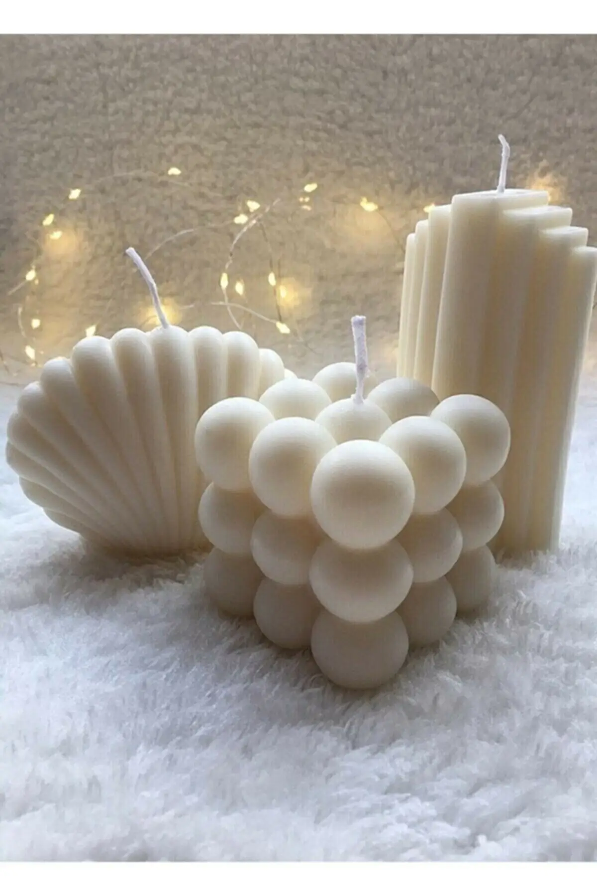 Bubble Candle 3 Pieces Design Decorative Candle, White Candle, Decorative Objects, Home Decoration, Gift, Free Shipping
Bubble Candle 3 Pieces Design Decorative Candle, White Candle, Decorative Objects, Home Decoration, Gift, Free Shipping