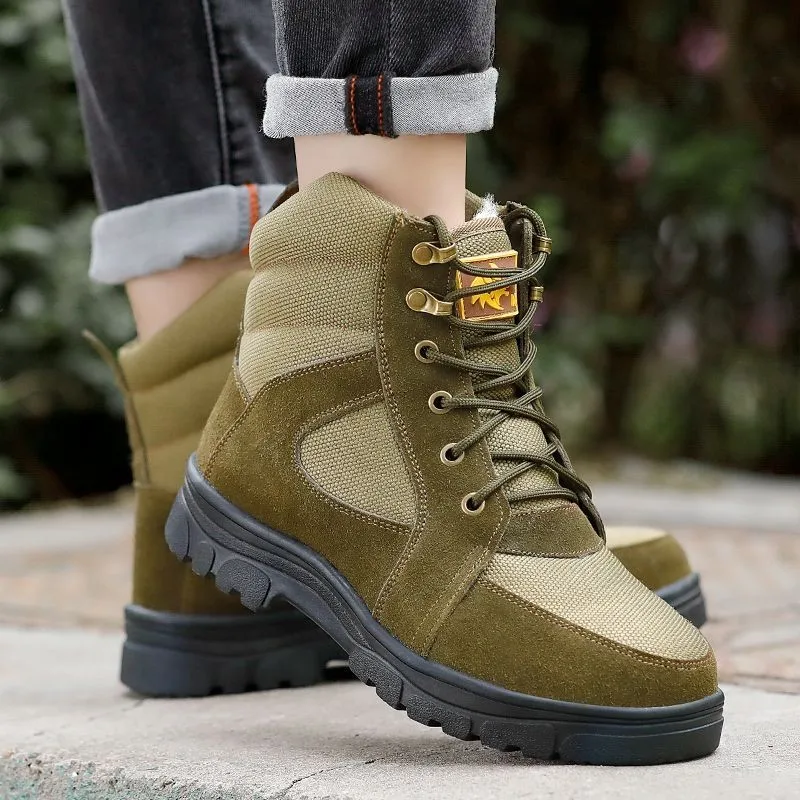 Fashion Fashion Men's Army Green Boots Outdoor Snow Climb Walk Work Shoes Warm Wool Plush Winter Boots Military Training Botas
Fashion Fashion Men's Army Green Boots Outdoor Snow Climb Walk Work Shoes Warm Wool Plush Winter Boots Military Training Botas
