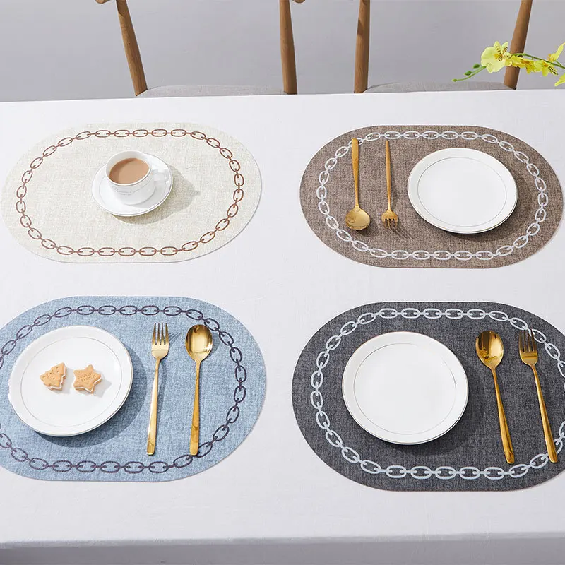 Waterproof Heat Insulated Placemats, Nordic Style, Creative Placemats, Dining Table Pads, Creative Place Mats Set, 5Pcs
Waterproof Heat Insulated Placemats, Nordic Style, Creative Placemats, Dining Table Pads, Creative Place Mats Set, 5Pcs