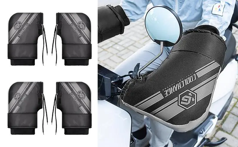 Motorcycle Handlebar Muffs Waterproof Protection Gloves With Reflective Strip Design Thick Warm Effortless Fit Accessories
Motorcycle Handlebar Muffs Waterproof Protection Gloves With Reflective Strip Design Thick Warm Effortless Fit Accessories