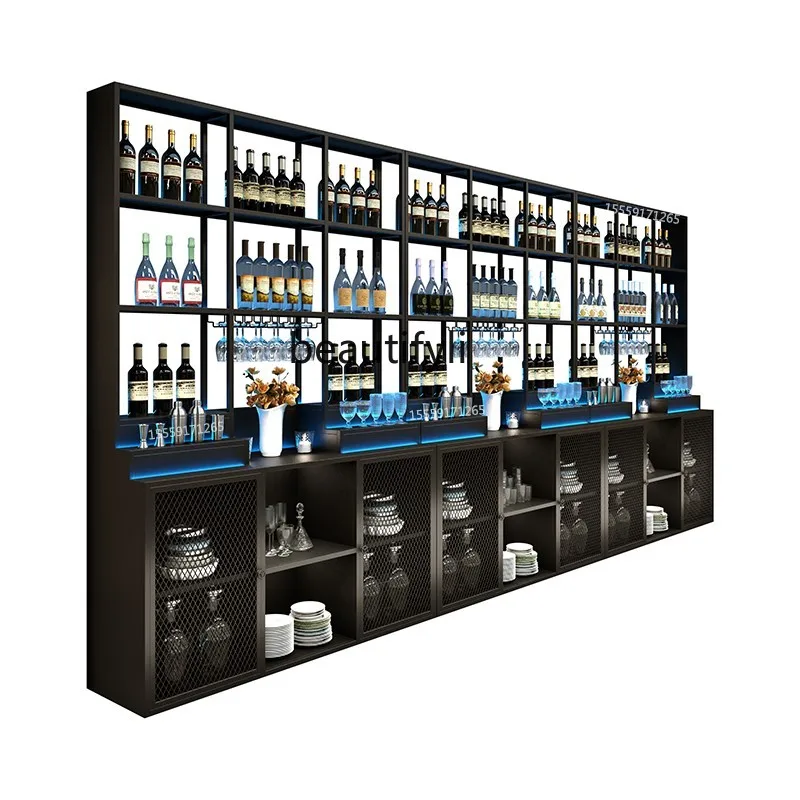 Bar Cabinet Locker Wine Rack Wall Wine Bottle Storage Rack Iron Restaurant Sideboard Cabinet Storage Rack
Bar Cabinet Locker Wine Rack Wall Wine Bottle Storage Rack Iron Restaurant Sideboard Cabinet Storage Rack