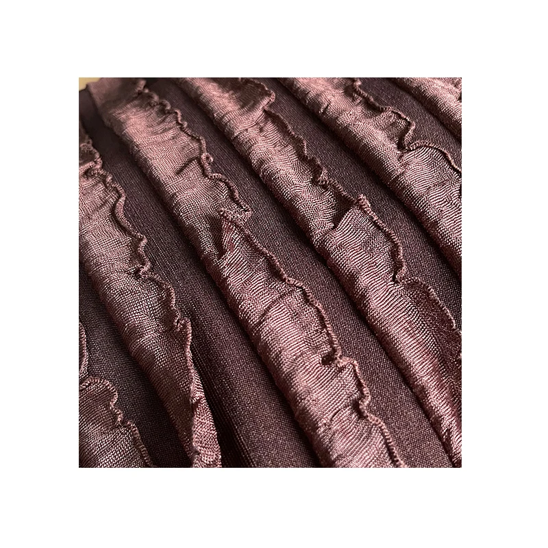 Brown Jacquard Soft Stretch Fabric High-End Hat Dress Clothes Clothing Designer Fabric
Brown Jacquard Soft Stretch Fabric High-End Hat Dress Clothes Clothing Designer Fabric