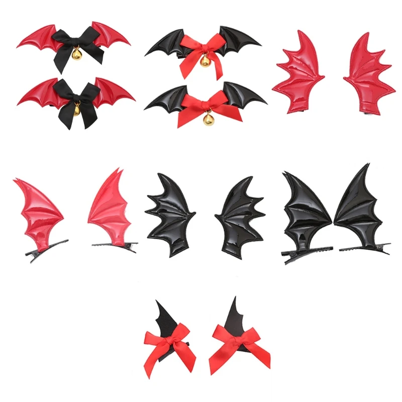 Bat Wing Hair Clips Devil Barrettes Non Slip Headpiece Party Photo Props Fancy Dress Halloween Cosplay Hair Accessories
Bat Wing Hair Clips Devil Barrettes Non Slip Headpiece Party Photo Props Fancy Dress Halloween Cosplay Hair Accessories