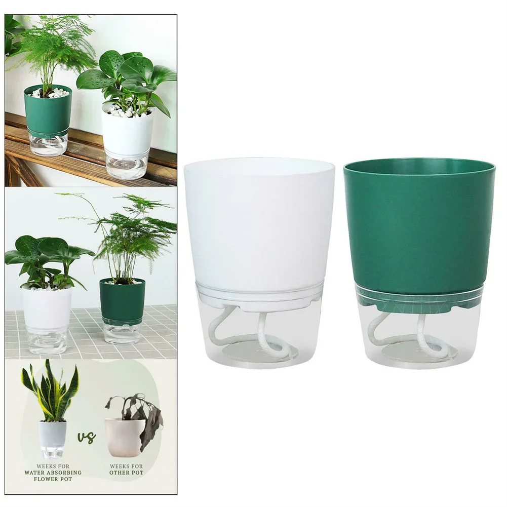 1Pc Plant Pot Self Watering Clear Plastic Flowerpot Double-Layer Water Storage Automatic Water Absorption Potted Flowerpot
1Pc Plant Pot Self Watering Clear Plastic Flowerpot Double-Layer Water Storage Automatic Water Absorption Potted Flowerpot