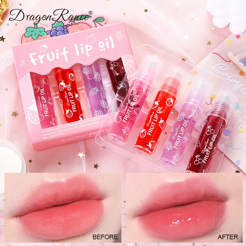 Fruit Lipgloss Roll-on Lip Oil 4PCS Makeup Sets Moisturizing Lip Oil Anti-drying Colorless Transparent Lip Gloss Long-lasting
Fruit Lipgloss Roll-on Lip Oil 4PCS Makeup Sets Moisturizing Lip Oil Anti-drying Colorless Transparent Lip Gloss Long-lasting