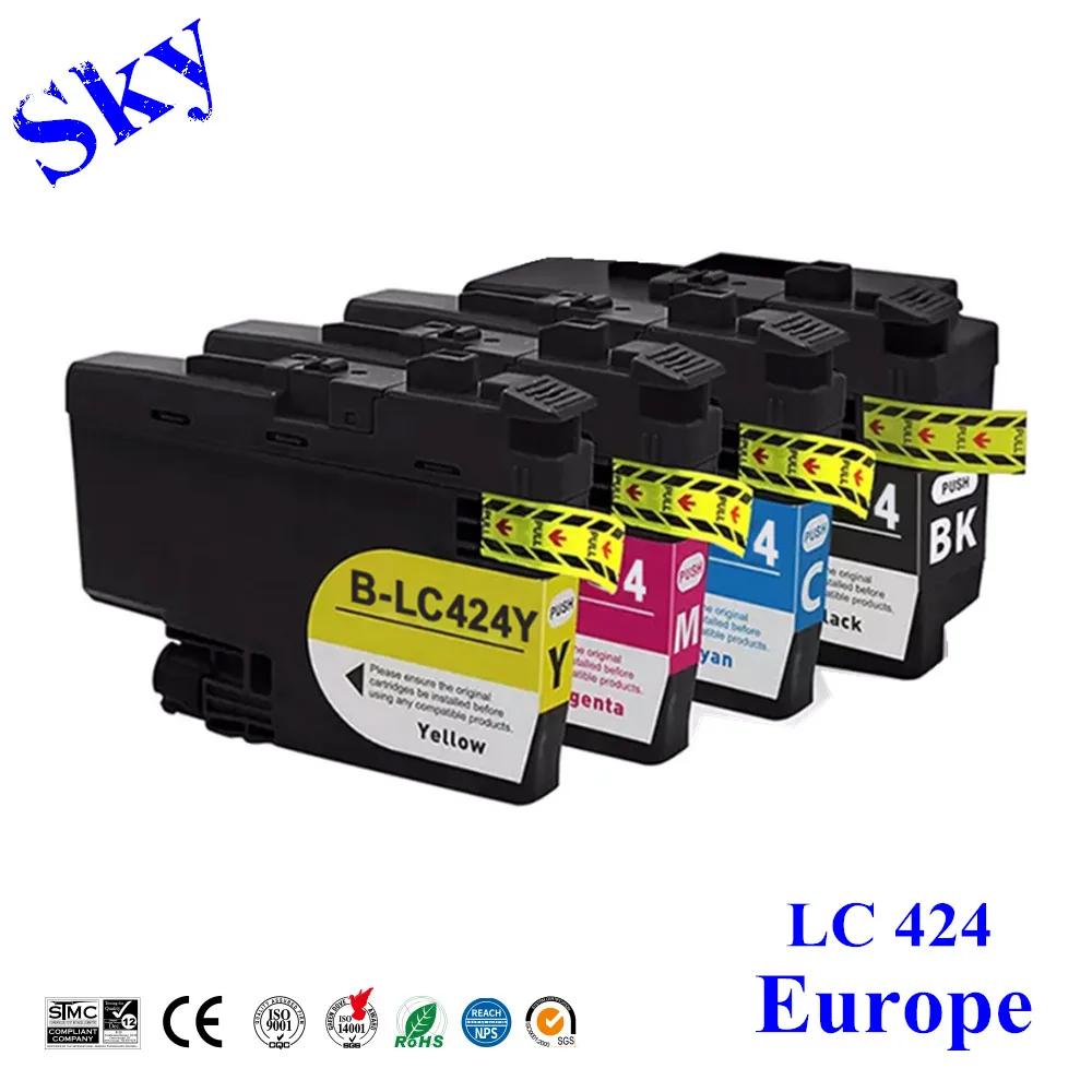 Sky LC424 LC-424 совместимый чернильный картридж для Brother DCP-J1200DW DCP-J1200W принтер 【европейский 】
Sky LC424 LC-424 совместимый чернильный картридж для Brother DCP-J1200DW DCP-J1200W принтер 【европейский 】