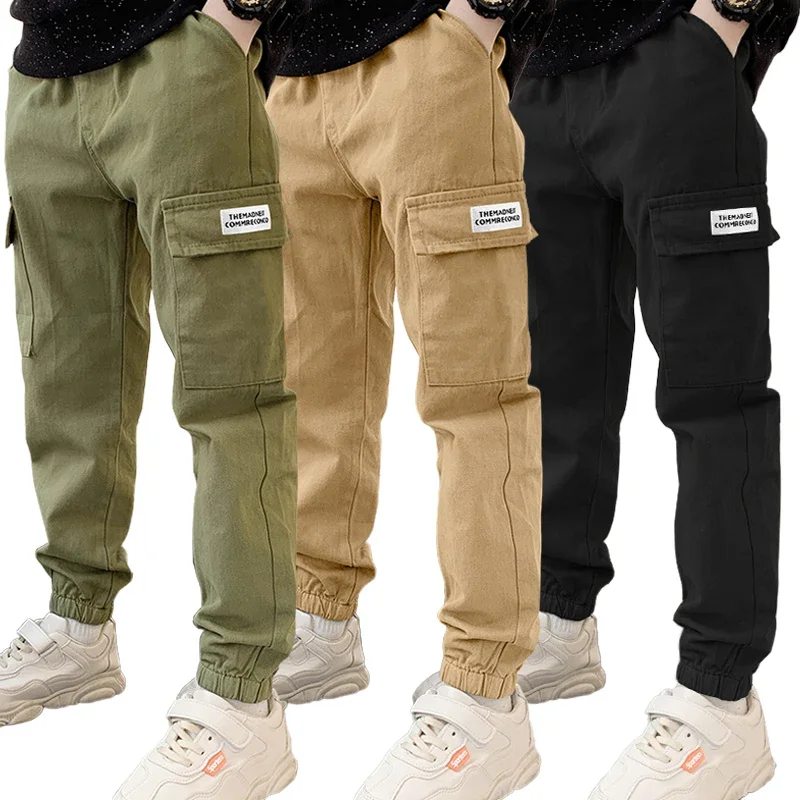 Boys Cargo Pants Spring Autumn Thick Boys Trousers Casual Kids Sport Pants Teenage Children Clothes For 4-11Year
Boys Cargo Pants Spring Autumn Thick Boys Trousers Casual Kids Sport Pants Teenage Children Clothes For 4-11Year